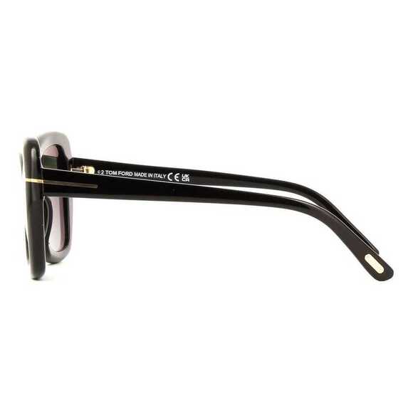 NWT Tom Ford FT1008 Black Cat Eye 55mm Sunglasses